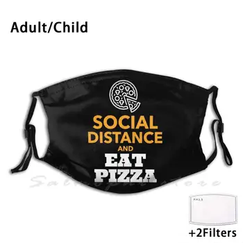 Maska Sociálnej Vzdialenosti A Jesť Pizzu | Pizza Milenca Dizajn Sociálnej Vzdialenosti Sociálne Dištancovanie Sa Jesť Pizzu Pizza Pizza Milenca Pizza